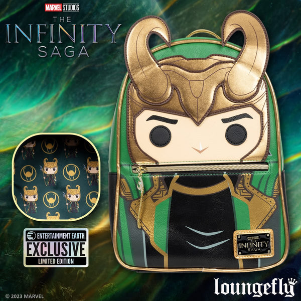 Avengers Loki with Scepter Pop! by Loungefly Mini-Backpack