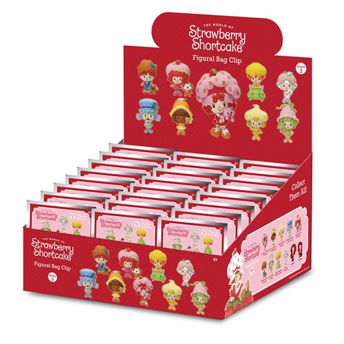 Strawberry Shortcake Series 3 3D Foam Bag Clip - One Mystery Figure (Pre-Order)