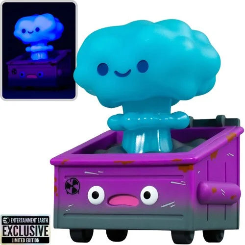 Lil Nuclear Dumpster Fire Biohazard Blue Variant Vinyl Figure - Entertainment Earth Exclusive (Pre-Order)