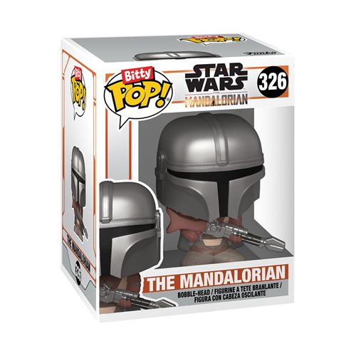 Funko Bitty Pop! Star Wars: The Mandalorian - Mandalorian with Pistol Mini-Figure 4 Pack