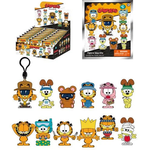 Garfield Series 2 3D Foam Bag Clip - One Mystery Figure (Pre-Order)