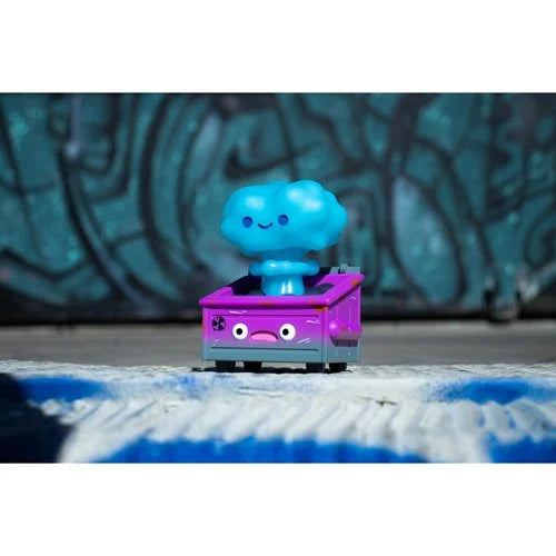Lil Nuclear Dumpster Fire Biohazard Blue Variant Vinyl Figure - Entertainment Earth Exclusive (Pre-Order)