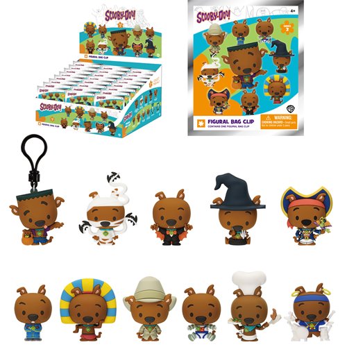 Scooby-Doo Halloween Series 3 3D Foam Bag Clip - One Mystery Figure (Pre-Order)