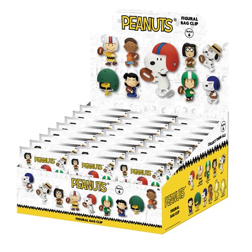 Peanuts Football Theme Series 6 3D Foam Bag Clip - One Mystery Figure (Pre-Order)