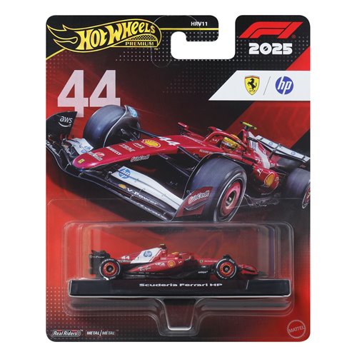 Hot Wheels Formula 1 - Ferrari Lewis Hamilton #44 Premium 1:64 Vehicle