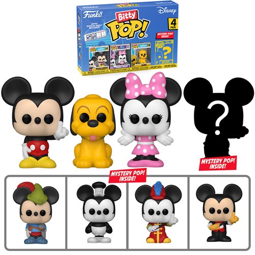 Disney Classics Bitty Pop! Mini-Figure Wave 1 - Bundle of 4 (4 Packs) (Pre-Order)