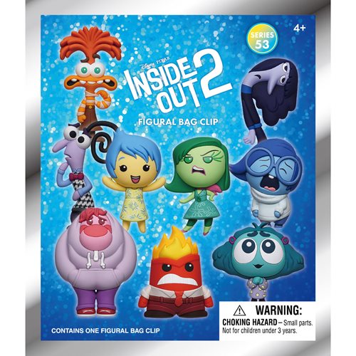 Inside Out Series 2 3D Foam Bag Clip Series 53 - One Mystery Figure (Pre-Order)