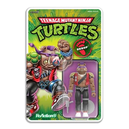 Teenage Mutant Ninja Turtles Bebop 3 3/4-Inch ReAction+ Figure (Pre-Order)
