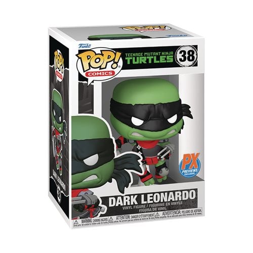 Funko Pop! Comics: Teenage Mutant Ninja Turtles- Dark Leonardo - PX Exclusive