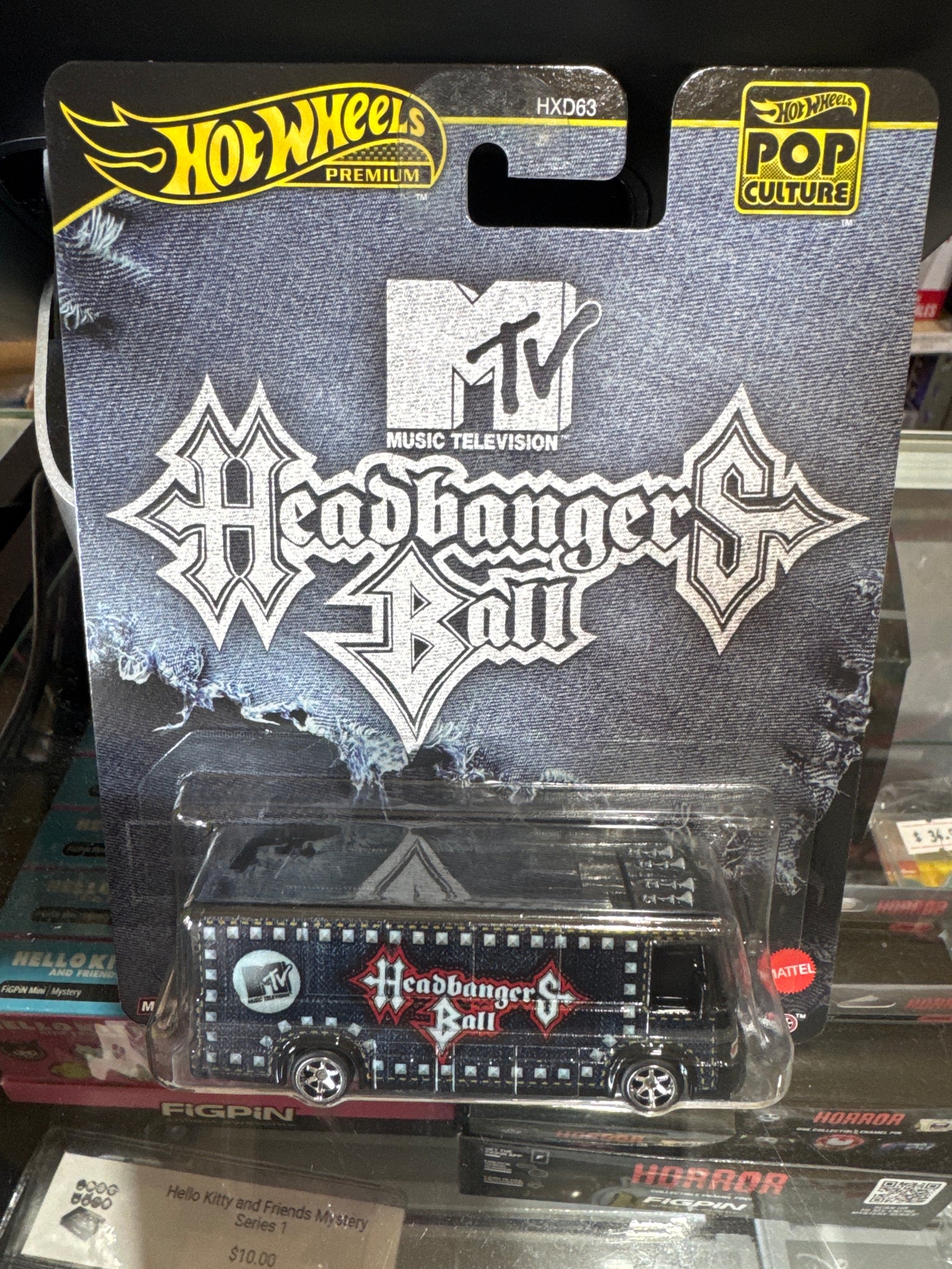 Hot Wheels Premium Pop Culture - MTV Headbangers Ball - HW Tour Bus