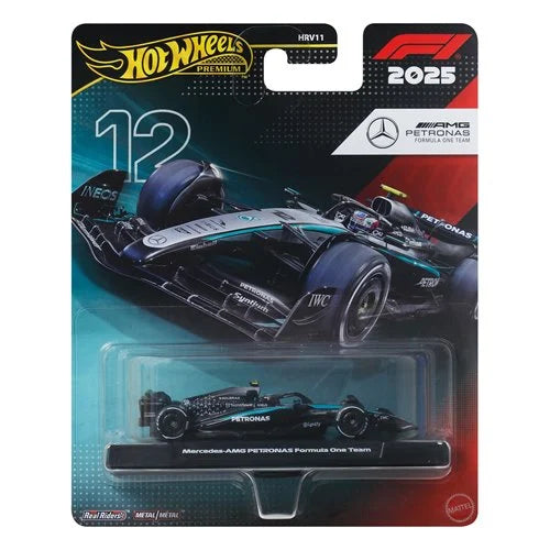 Hot Wheels Formula 1 - Mercedes-Benz Kimi Antonelli #12 Premium 1:64 Vehicle (Pre-Order)