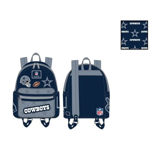 Loungefly - NFL Dallas Cowboys Patches Mini-Backpack (Pre-Order)