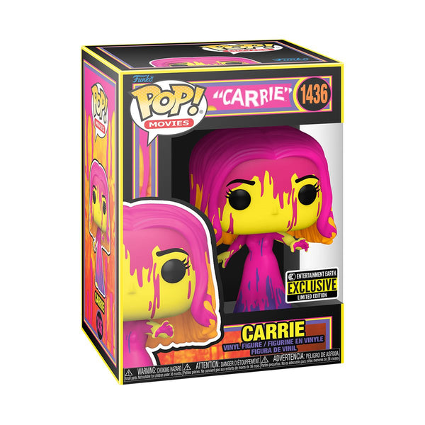 Funko Pop! Movies: Carrie - Carrie Black Light #1436  - Entertainment Earth Exclusive