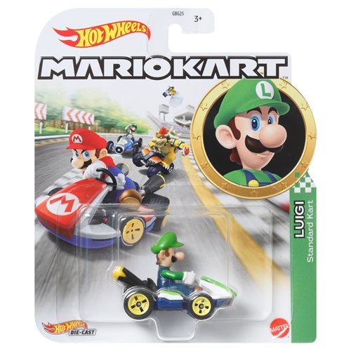 Hot Wheels - Mario Kart - Luigi, Standard Kart