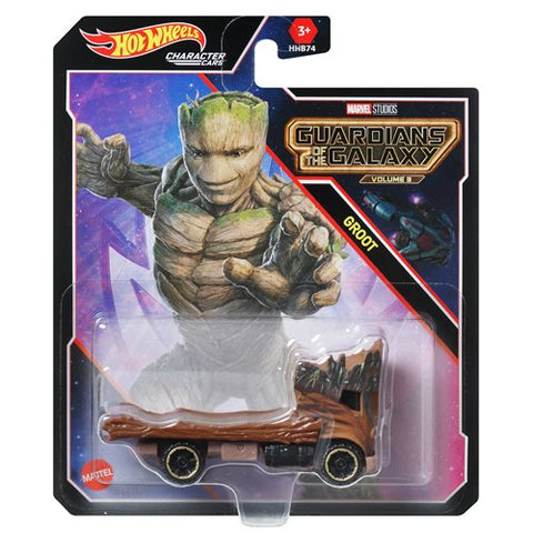 Hot Wheels Character Cars - Marvel - Guardians of the Galaxy - Groot