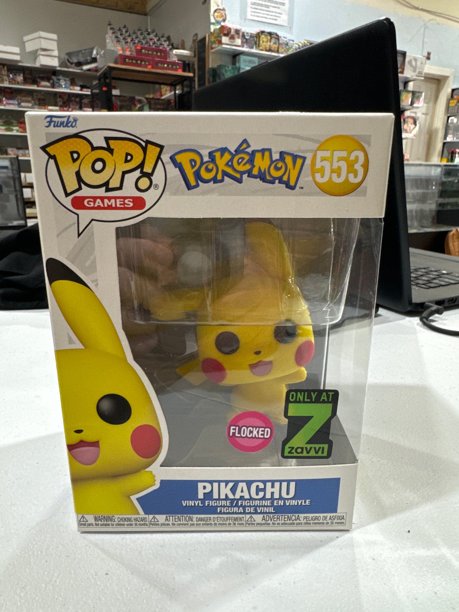 Funko Pop! Games: Pokemon - Pikachu #553 (Zavvi Exclusive)