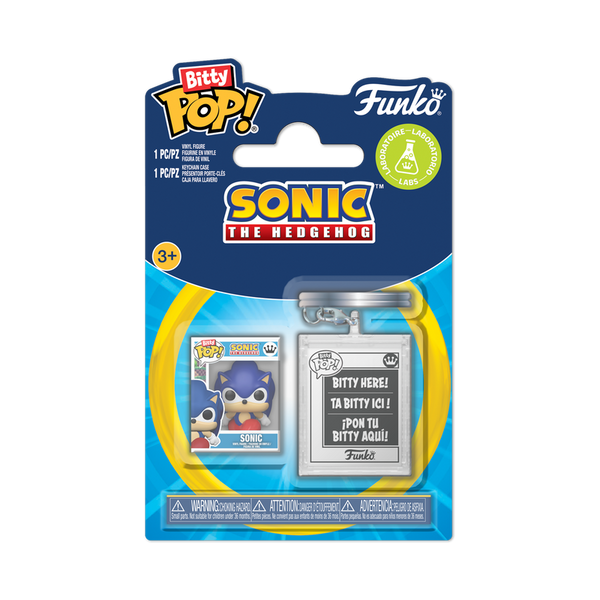 Sonic the Hedgehog Funko Bitty Pop! Mini-Figure and Key Chain Case (Pre-Order)