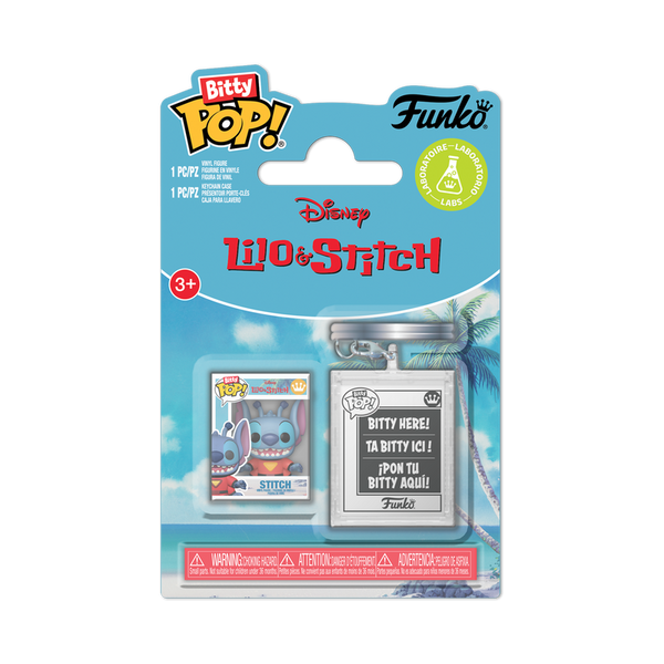 Lilo & Stitch 626 Funko Bitty Pop! Mini-Figure and Key Chain Case (Pre-Order)