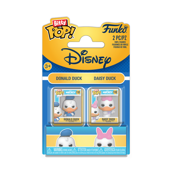 Disney Donald Duck and Daisy Duck Funko Bitty Pop! Mini-Figure 2-Pack