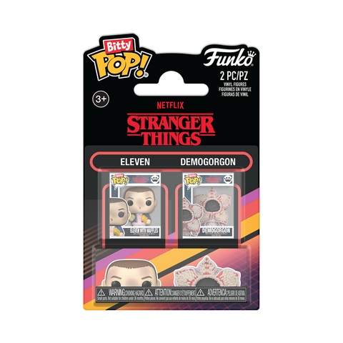 Stranger Things Season 1 Eleven and Demogorgon Funko Bitty Pop! Mini-Figure 2-Pack