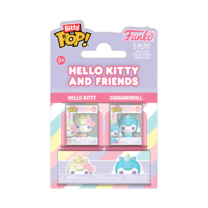 Sanrio Hello Kitty and Cinnamoroll Funko Bitty Pop! Mini-Figure 2-Pack