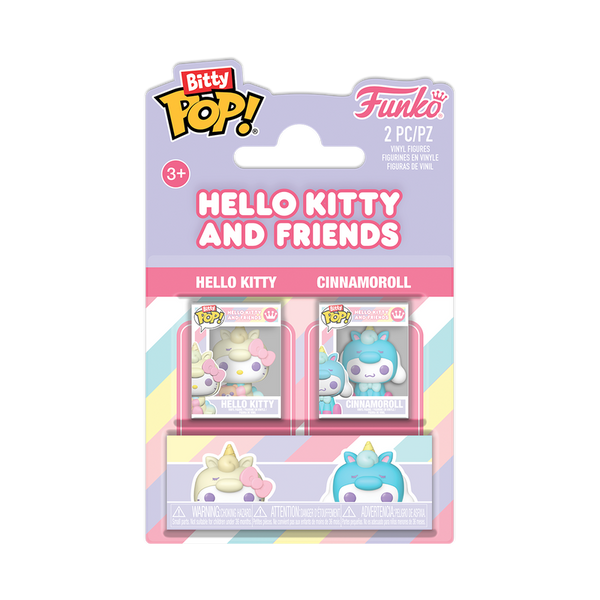 Sanrio Hello Kitty and Cinnamoroll Funko Bitty Pop! Mini-Figure 2-Pack