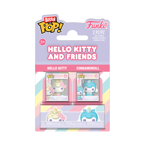 Sanrio Hello Kitty and Cinnamoroll Funko Bitty Pop! Mini-Figure 2-Pack