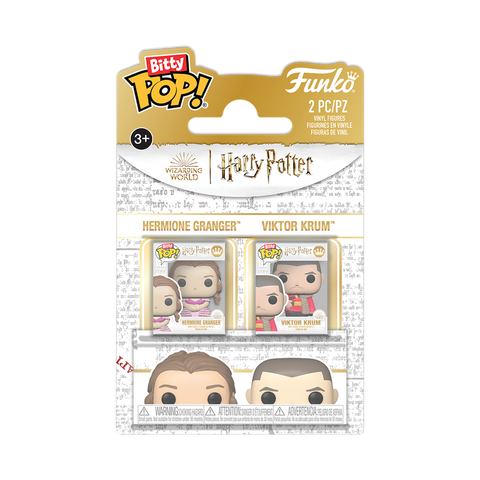 Harry Potter and the Goblet of Fire Hermione Granger and Viktor Krum Funko Bitty Pop! Mini-Figure 2-Pack