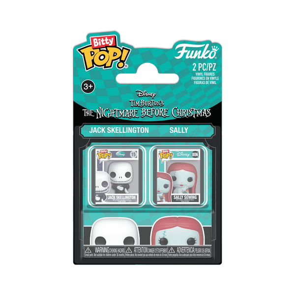 The Nightmare Before Christmas Jack Skellington & Sally Sewing Funko Bitty Pop! Mini-Figure 2-Pack