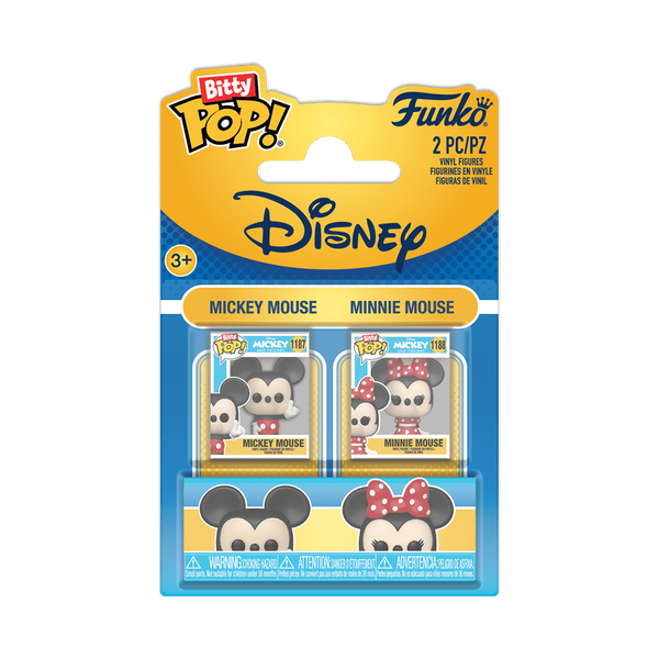 Disney Mickey & Minnie Mouse Funko Bitty Pop! Mini-Figure 2-Pack