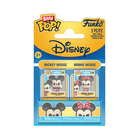 Disney Mickey & Minnie Mouse Funko Bitty Pop! Mini-Figure 2-Pack