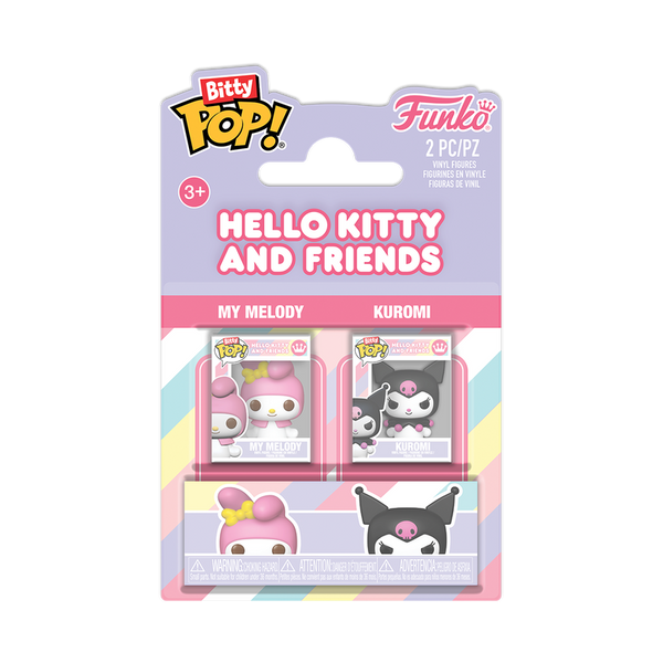 Sanrio My Melody and Kuromi Funko Bitty Pop! Mini-Figure 2-Pack