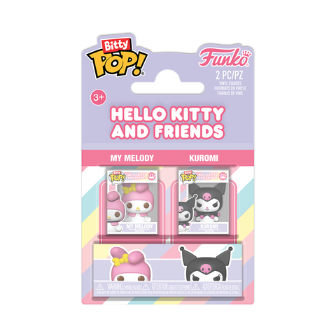 Sanrio My Melody and Kuromi Funko Bitty Pop! Mini-Figure 2-Pack