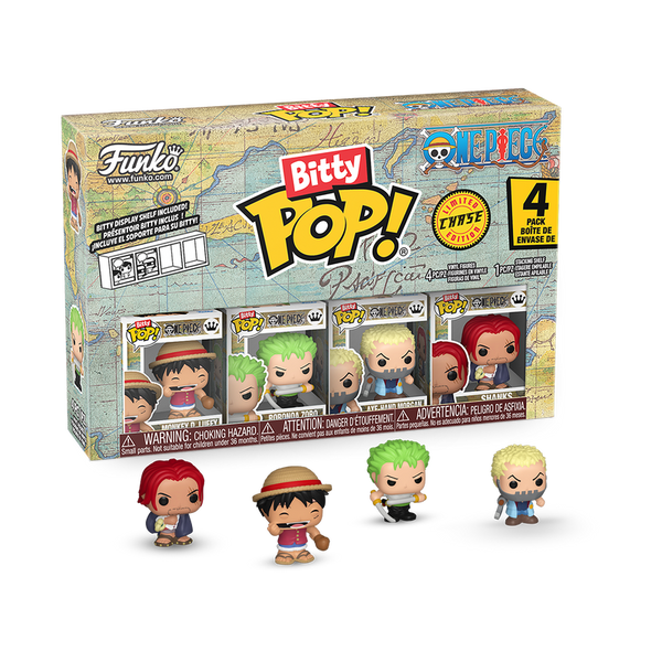 Funko Bitty Pop! One Piece 4-Pack -Bundle of 4
