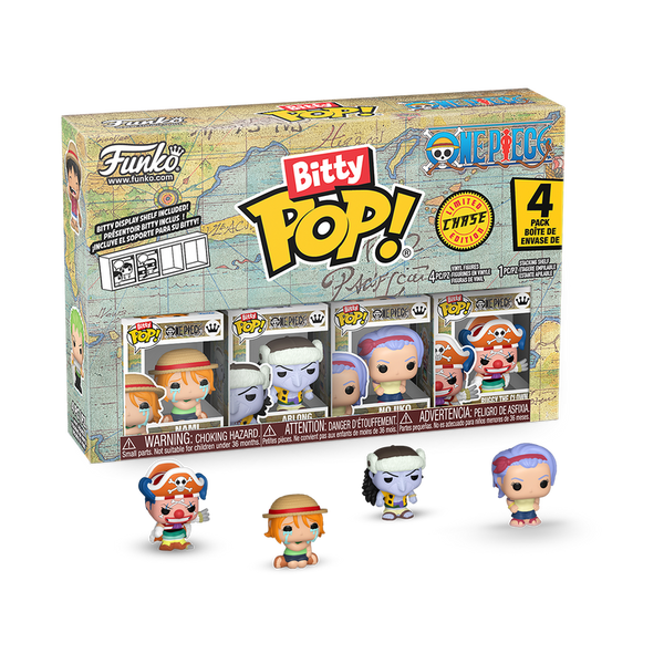 Funko Bitty Pop! One Piece 4-Pack -Bundle of 4