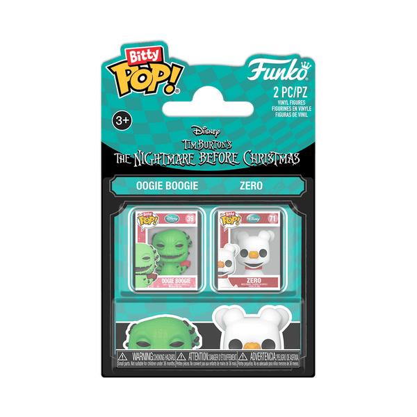 The Nightmare Before Christmas Oogie Boogie and Zero Funko Bitty Pop! Mini-Figure 2-Pack