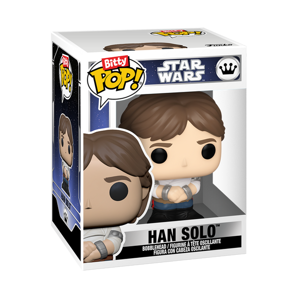Star Wars: The Empire Strikes Back Princess Leia and Han Solo Funko Bitty Pop! Mini-Figure 2-Pack