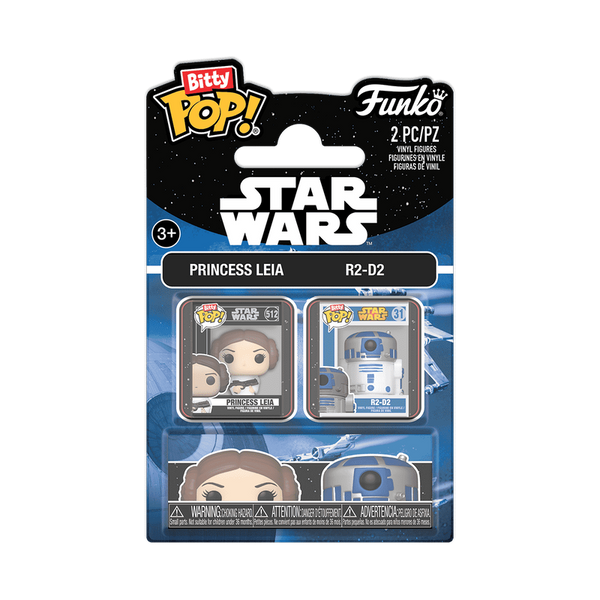 Star Wars Princess Leia & R2-D2 Funko Bitty Pop! Mini-Figure 2-Pack