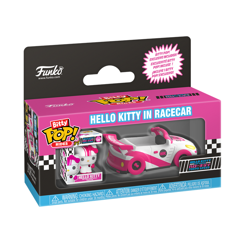 Bitty Pop! Rides Hello Kitty in Racecar (Pre-Order)