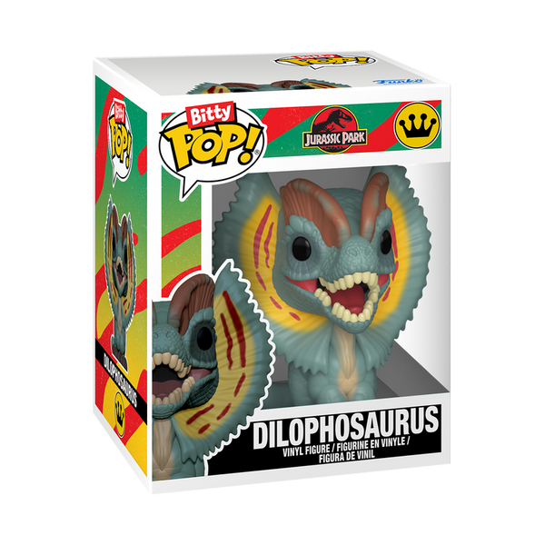 Jurassic Park Tyrannosaurus  and Dilophosaurus Funko Bitty Pop! Mini-Figure 2-Pack (Pre-Order)
