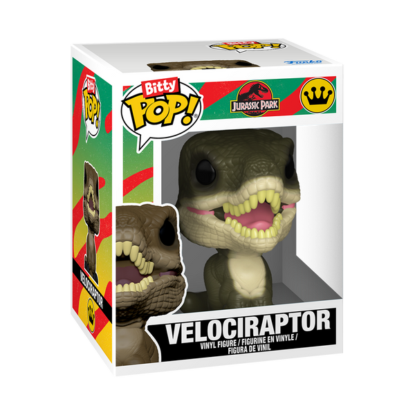 Jurassic Park Velociraptor and Brachiosaurus Funko Bitty Pop! Mini-Figure 2-Pack (Pre-Order)