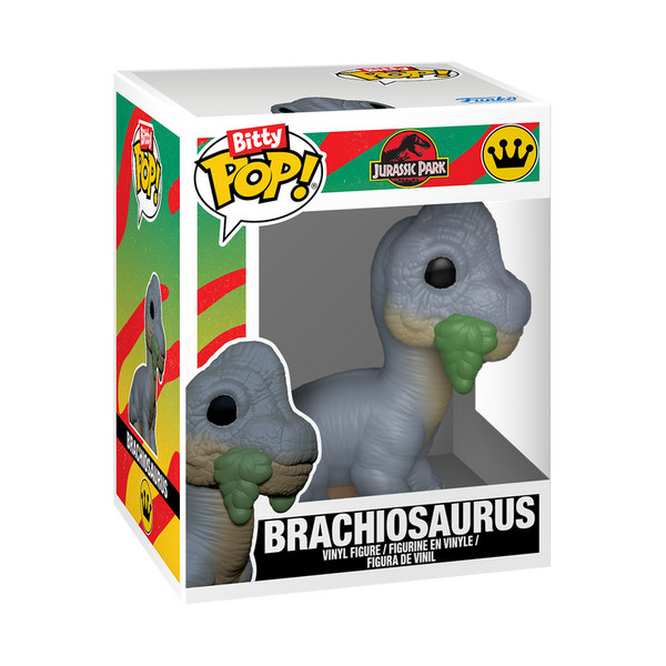 Jurassic Park Velociraptor and Brachiosaurus Funko Bitty Pop! Mini-Figure 2-Pack (Pre-Order)