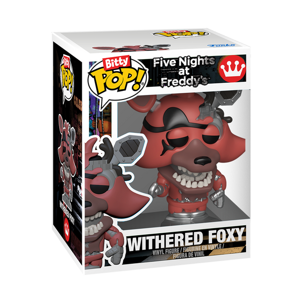 Five Nights at Freddys Withered Foxy & Marionette Funko Bitty Pop! Mini-Figure 2-Pack (Pre-Order)