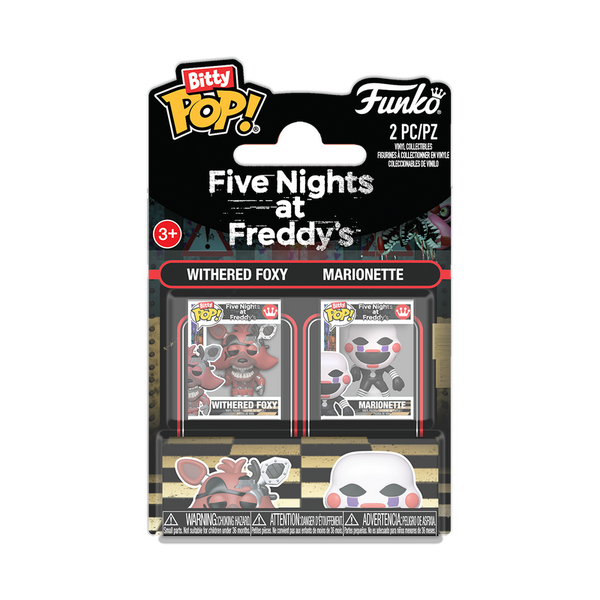 Five Nights at Freddys Withered Foxy & Marionette Funko Bitty Pop! Mini-Figure 2-Pack (Pre-Order)