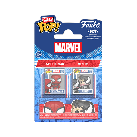 Spider-Man and Venom Funko Bitty Pop! Mini-Figure 2-Pack