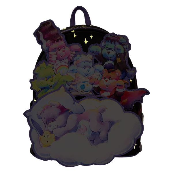 Loungefly - Care Bears x Universal Monsters Scary Dreams Glow Mini Backpack (Pre-Order)