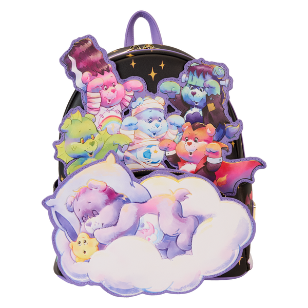 Loungefly - Care Bears x Universal Monsters Scary Dreams Glow Mini Backpack (Pre-Order)