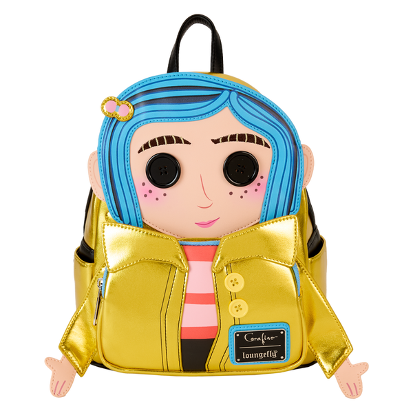 Loungefly - Coraline 15th Anniversary Laika Doll Metallic Cosplay Mini Backpack (Pre-Order)