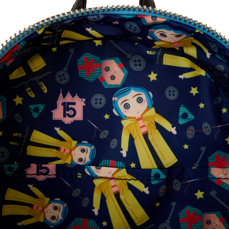 Loungefly - Coraline 15th Anniversary Laika Doll Metallic Cosplay Mini Backpack (Pre-Order)