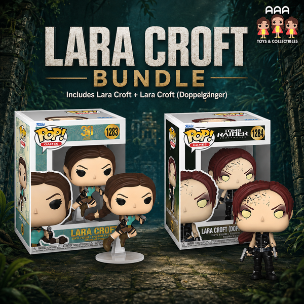 Tomb Raider: Underworld Lara Croft 30th Anniversary Funko Pop! Vinyl Figures Bundle of 2 (Pre-Order)